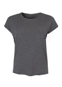 Vero Moda Curve, Damen T-Shirt, Nachtblau / Weiß