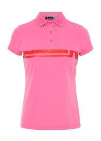 J. Lindeberg J.Lindeberg, Damen Poloshirt 'W Orla TX', Pink / Orangerot