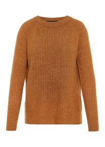 V&eacute;ro Moda VERO MODA, Damen Rundhalsausschnitt Strickpullover, Cognac
