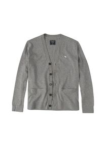 Abercrombie & Fitch Abercrombie & Fitch, Herren Cardigan, Hellgrau
