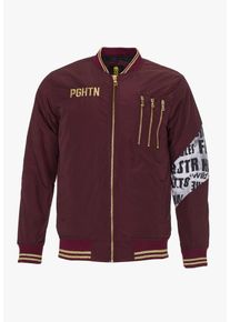 PLUS EIGHTEEN, Herren Blouson, Bordeaux