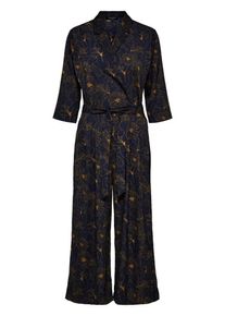Selected Femme, Damen Jumpsuit, Nachtblau / Bronze