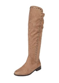 MTNG, Damen Stiefel 'Catrina', Hellbraun / Silber