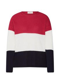 Cartoon, Damen Pullover, Dunkelblau / Eosin / Wei&szlig;