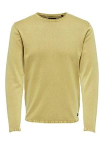 Only & Sons Only & Sons, Herren Pullover, Zitronengelb