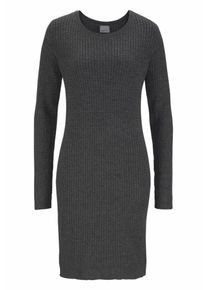 V&eacute;ro Moda VERO MODA, Damen Gestricktes Kurzkleid, Schwarzmeliert