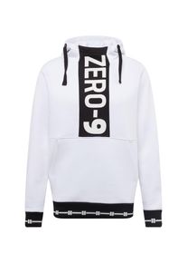 Jack & Jones JACK & JONES, Herren Sweatshirt 'JCOROOKIE', Schwarz / Wei&szlig;