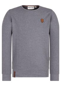 Naketano, Herren Sweatshirt 'La Posta di Falcone', Dunkelgrau