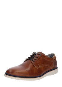 Bullboxer, Herren Schn&uuml;rschuh, Cognac / Offwhite