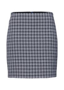 Hugo, Damen Rock 'Rommie', Kobaltblau / Wei&szlig;