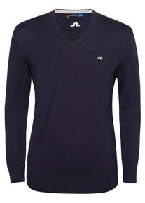 J. Lindeberg J.Lindeberg, Herren Merino-Strickpullover 'Lymann Tour', Blau