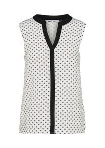 ABOUT YOU, Damen Bluse 'Clea', Schwarz / Wei&szlig;