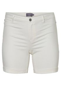 JUNAROSE, Damen Shorts, Wei&szlig;