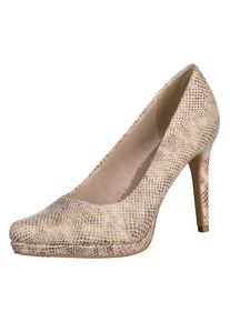 Tamaris, Damen Pumps, Champagner / Braun