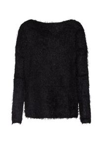 NA-KD, Damen Pullover 'Deep Back V Knit', Schwarz