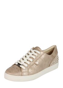 Tom Tailor, Damen Sneaker, Gold / Perlwei&szlig;