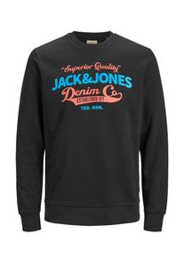 Jack & Jones JACK & JONES, Herren Sweatshirt, T&uuml;rkis / Koralle / Schwarz