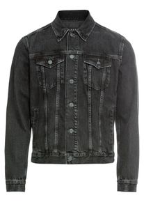 GAP, Herren Jeansjacke, Schwarz