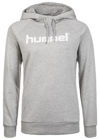 Hummel, Damen Kapuzenpullover, Grau / Wei&szlig;