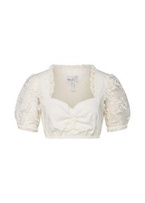 Marjo, Damen Dirndle Bluse 'Kosira', Creme