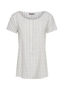 Street One, Damen Bluse 'Vivia Print', Schwarz / Wei&szlig;