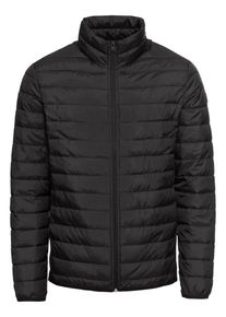 Jack & Jones JACK & JONES, Herren Jacke 'Chicago Puffer', Schwarz