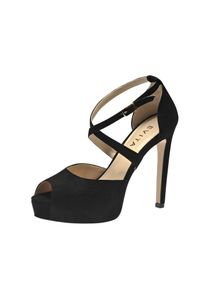 Evita, Damen Sandalette, Schwarz