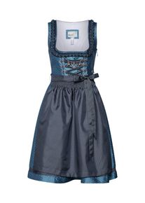 Marjo, Damen Dirndl 'Dalibora', Blau / Graphit