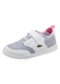 Lacoste, M&auml;dchen L.ight Sneaker , Graumeliert / Pink / Wei&szlig;