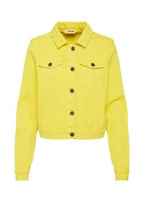 Noisy may, Damen Jacken 'NMDORA LS COLOR DENIM JACKET', Gelb