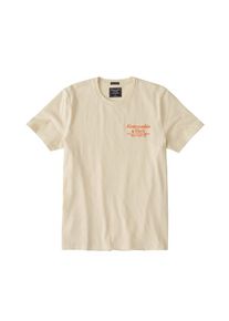 Abercrombie & Fitch Abercrombie & Fitch, Herren Shirt 'DTC SS LEGACY EXT', Creme / Hellorange