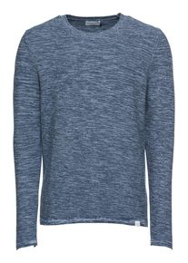 Nowadays, Herren Pullover 'mini wave sweater', Blau