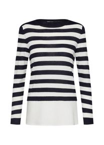 Only, Damen Pullover, Nachtblau / Wei&szlig;