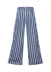 MOSS COPENHAGEN, Damen Hose 'Alana', Blau / Hellblau / Wei&szlig;