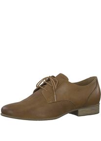 Tamaris, Damen Schn&uuml;rschuh, Cognac
