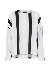 Noisy may, Damen Blusenshirt 'SEINE', Hellblau / Schwarz / Wei&szlig;