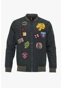 PLUS EIGHTEEN, Herren Bomberjacke, Dunkelgr&uuml;n