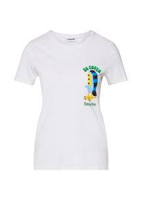 Noisy may, Damen T-Shirt, Mischfarben / Wei&szlig;