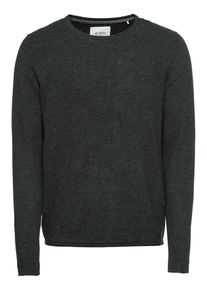 EDC by Esprit, Herren Pullover 'basic cnk', Dunkelgrau