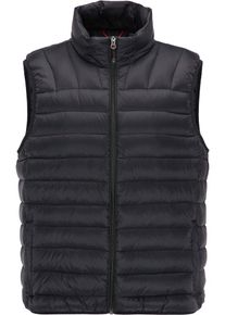 Hawke & Co, Herren Weste, Schwarz