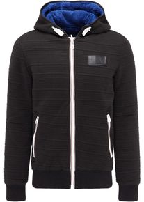 Dry Laundry Japan Dry Laundry, Herren Blouson, Blau / Feuerrot / Schwarz / Wei&szlig;