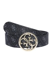 Guess, Damen G&uuml;rtel 'MIA', Hellgrau / Schwarz