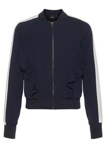 name it, M&auml;dchen R&uuml;schen Strickjacke, Navy