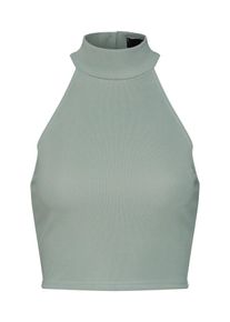 Missguided, Damen Top 'Ribbed Sleeveless Top Green', Gr&uuml;n