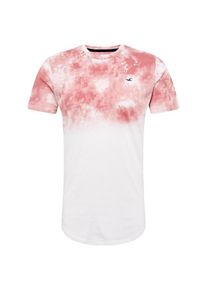 Hollister, Herren Shirt, Rosa / Wei&szlig;