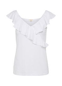 Esprit, Damen Top, Wei&szlig;