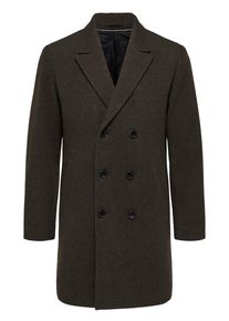 Selected Homme, Herren Mantel, Dunkelbraun