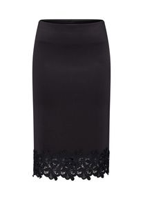 Dorothy Perkins, Damen Rock 'PLAIN LACE CONTRAST PENCIL', Schwarz