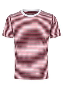 Selected Homme, Herren Shirt, Pastellrot / Wei&szlig;