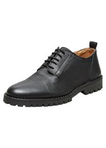 Selected Homme, Herren Derby-Schuhe, Schwarz